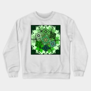 Floral Mandalas 394 (Style:2) Crewneck Sweatshirt